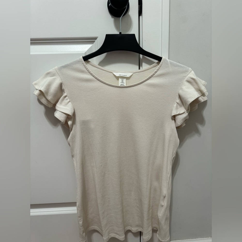 *SOLD*H&M Maternity- MAMA flutter top